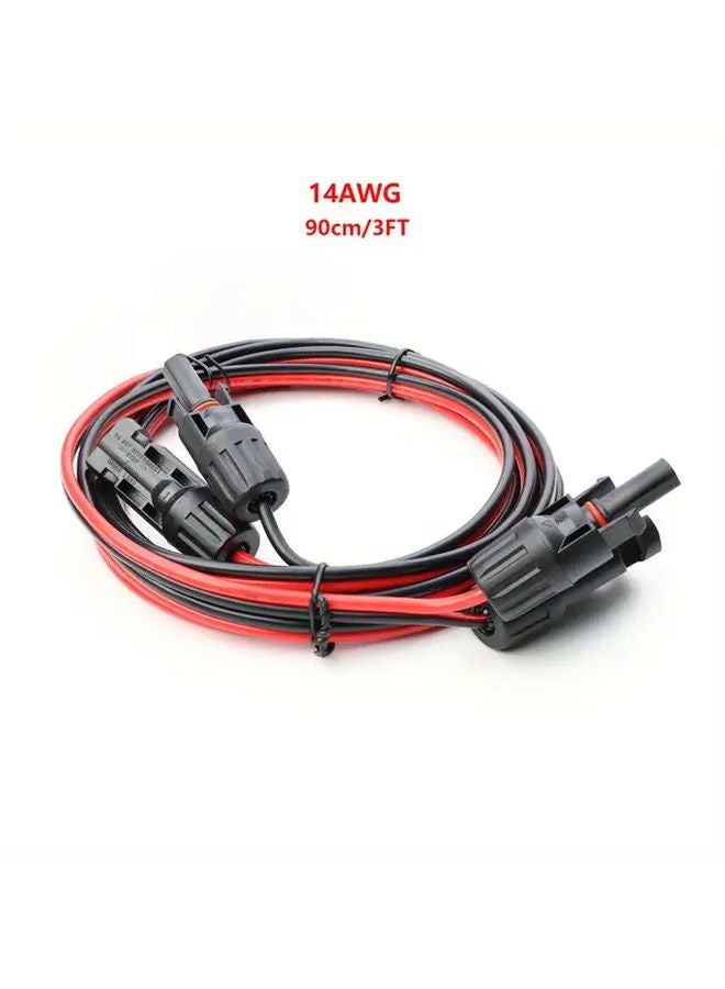 26 قدم كابل تمديد MC4 من عيار 14AWG للألواح الشمسية للمقطورات السكنية - Image 3